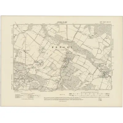 1906 Map of Kent XXXI.SE, 1909 Print