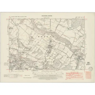 1947 Map of Kent XXXI.SE, 1949 Print