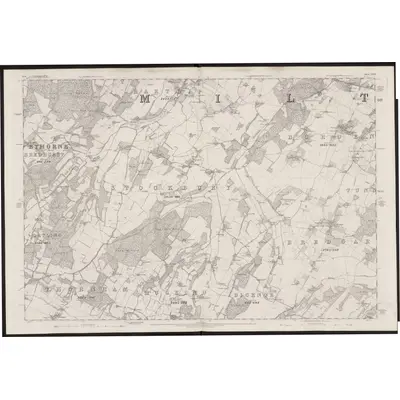 1864 Map of Kent XXXII, 1870 Print