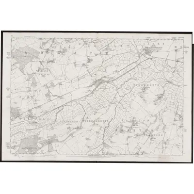 1872 Map of Kent XXXVI, 1877 Print