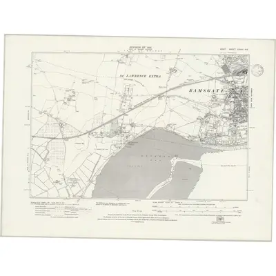 1931 Map of Kent XXXVII.NE, 1939 Print