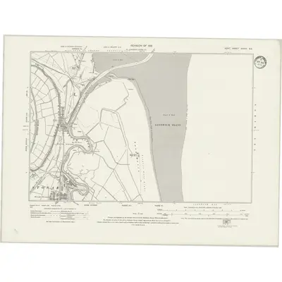 1931 Map of Kent XXXVII.SE, 1933 Print