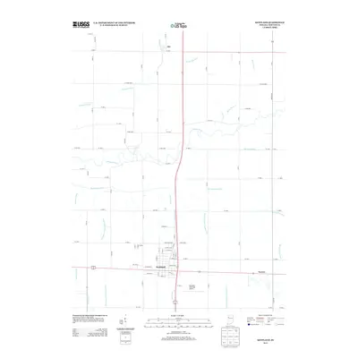 2013 Map of Kentland, 2013 Print