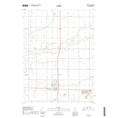 2019 Map of Kentland, 2019 Print