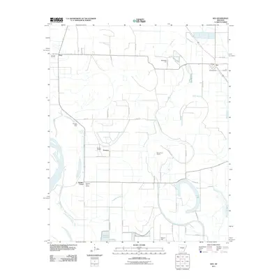 2011 Map of Keo, 2011 Print