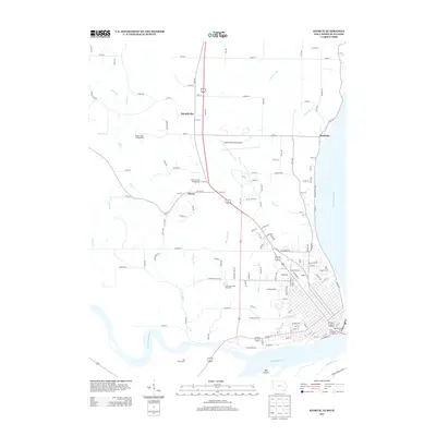 2013 Map of Keokuk, 2013 Print