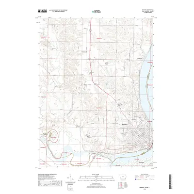2018 Map of Keokuk, 2018 Print