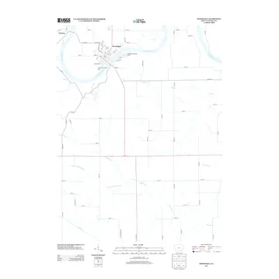 2013 Map of Keosauqua, 2013 Print
