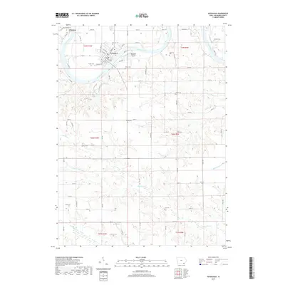 2018 Map of Keosauqua, 2018 Print