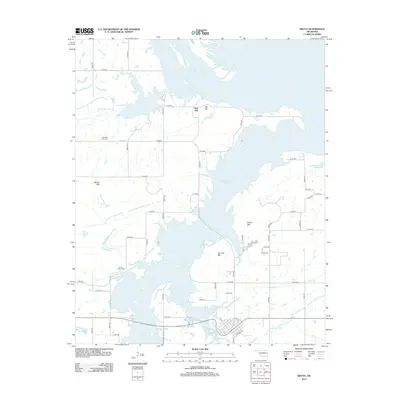 2012 Map of Keota, 2012 Print