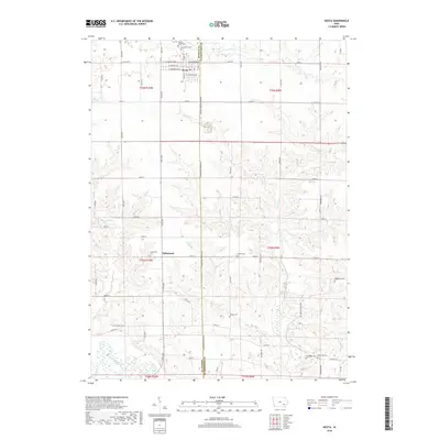 2018 Map of Keota, 2018 Print