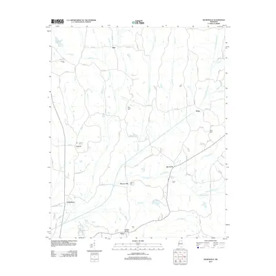 2012 Map of Keownville, 2012 Print