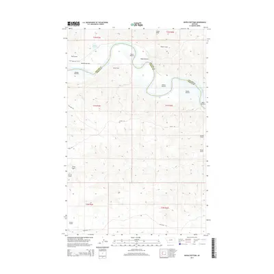 2014 Map of Kepple Bottoms, 2014 Print