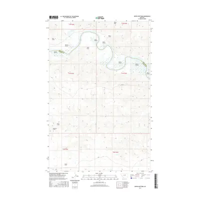 2017 Map of Kepple Bottoms, 2017 Print