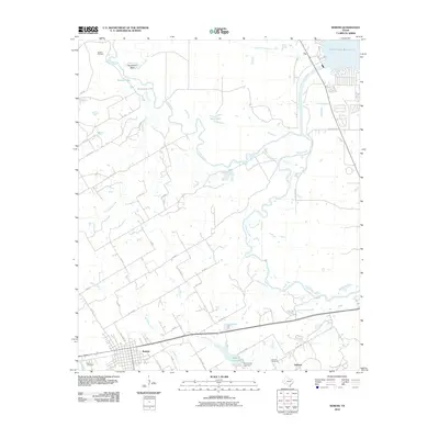 2010 Map of Kerens, 2010 Print