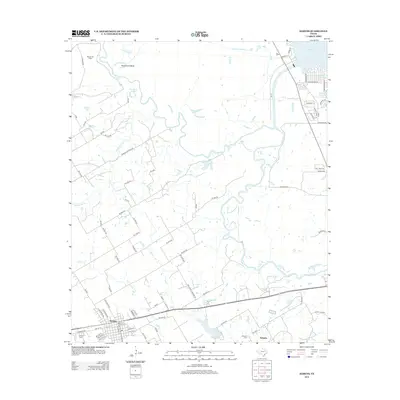 2012 Map of Kerens, 2012 Print