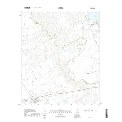 2019 Map of Kerens, 2019 Print