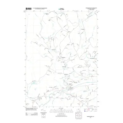 2013 Map of Kerhonkson, 2013 Print