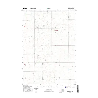 2016 Map of Kerkhoven SW, 2016 Print