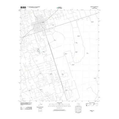 2010 Map of Kermit, 2010 Print