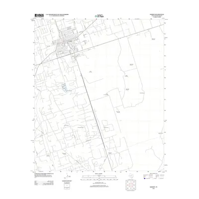 2012 Map of Kermit, 2012 Print