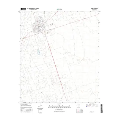 2016 Map of Kermit, 2016 Print