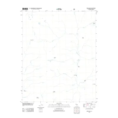 2012 Map of Kern Lake, 2012 Print