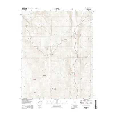 2015 Map of Kern Lake, 2015 Print