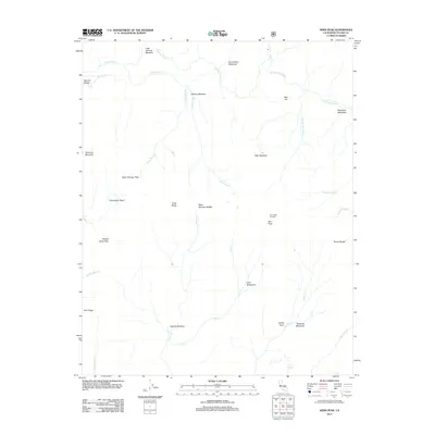 2012 Map of Kern Peak, 2012 Print