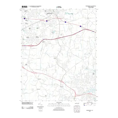 2010 Map of Kernersville, 2010 Print