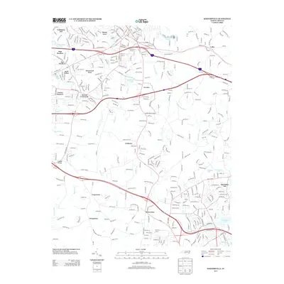 2013 Map of Kernersville, 2013 Print