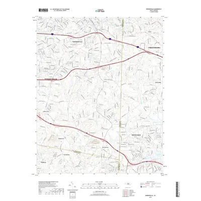 2019 Map of Kernersville, 2019 Print
