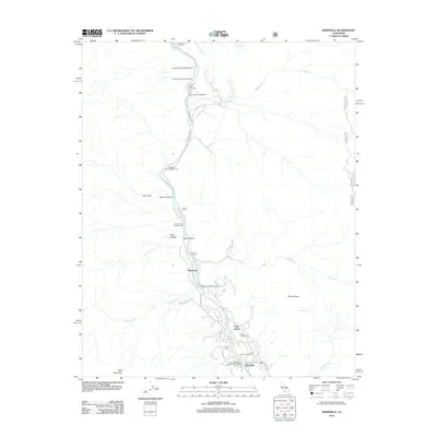 2012 Map of Kernville, 2012 Print