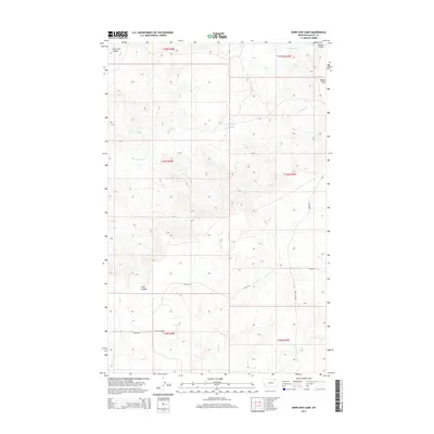 2014 Map of Kerr Cow Camp, 2014 Print
