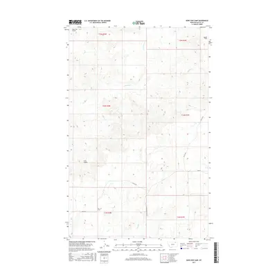 2017 Map of Kerr Cow Camp, 2017 Print