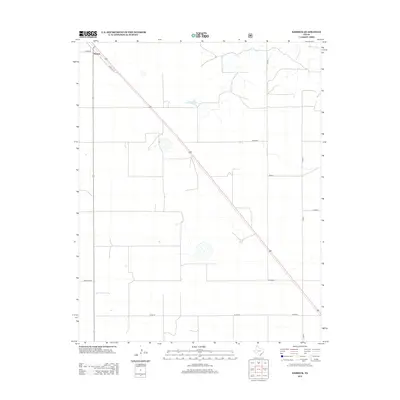 2012 Map of Kerrick, 2012 Print