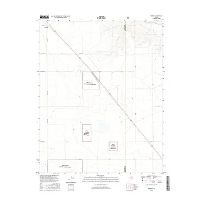 2016 Map of Kerrick, 2016 Print