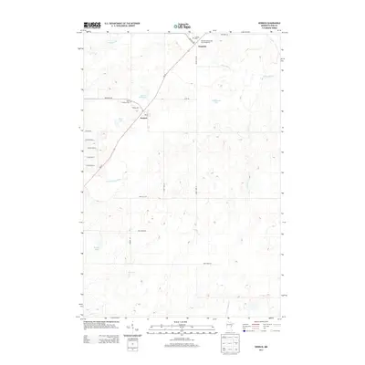 2013 Map of Kerrick, 2013 Print