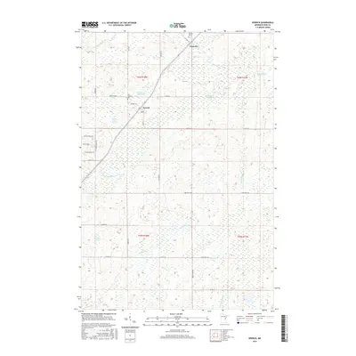 2016 Map of Kerrick, 2016 Print