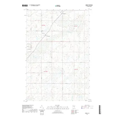 2019 Map of Kerrick, 2019 Print