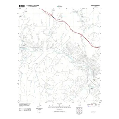 2010 Map of Kerrville, 2010 Print