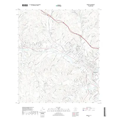 2019 Map of Kerrville, 2019 Print