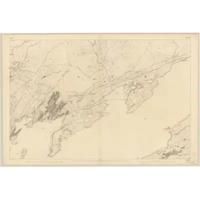 1842 Map of Kerry - Sheet 100, 1846 Print