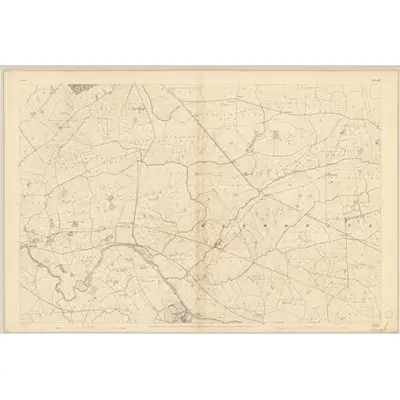 1842 Map of Kerry - Sheet 57, 1846 Print