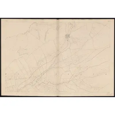 1842 Map of Kerry - Sheet 70, 1853 Print