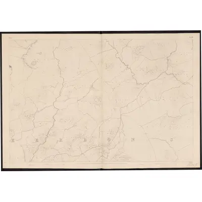 1842 Map of Kerry - Sheet 91, 1853 Print