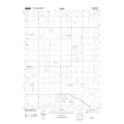 2013 Map of Kersey, 2013 Print