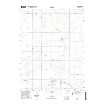 2016 Map of Kersey, 2016 Print