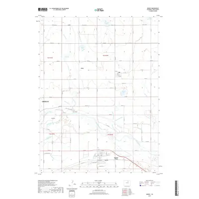 2019 Map of Kersey, 2019 Print