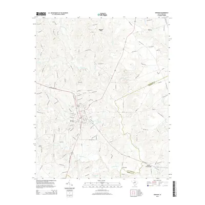 2014 Map of Kershaw, 2014 Print